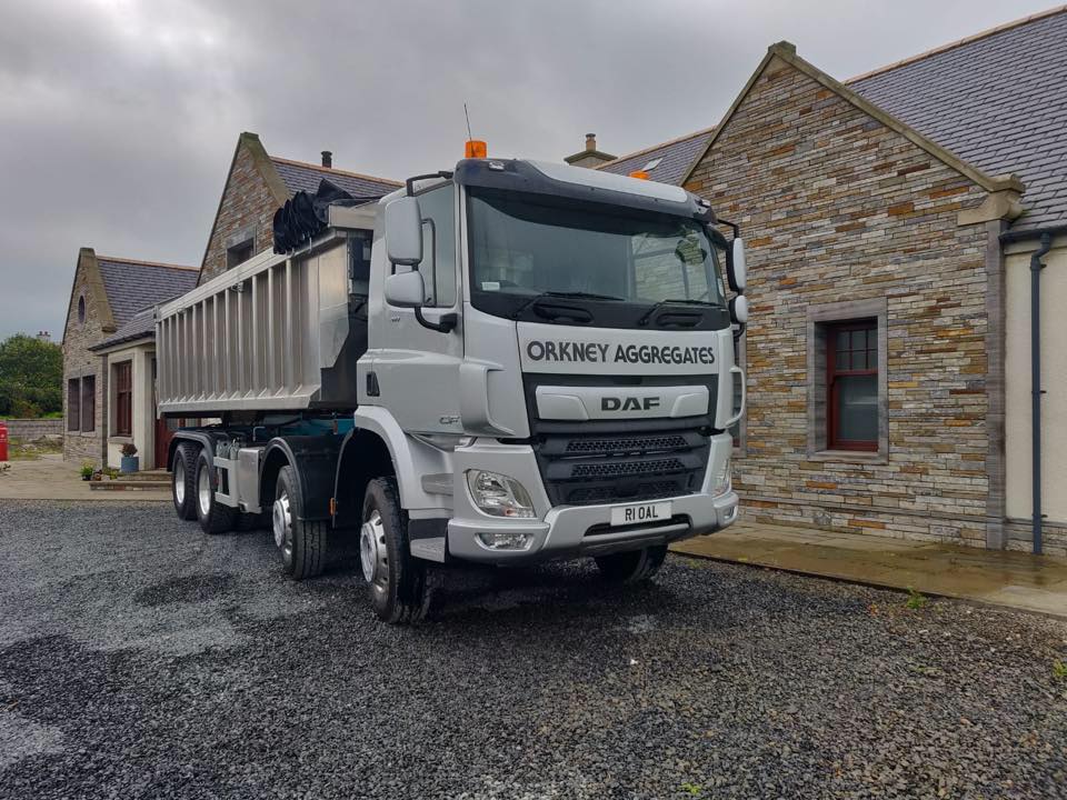 Orkney Aggregates truck
